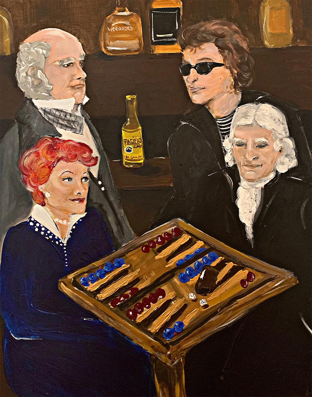 Backgammon Poster Painting